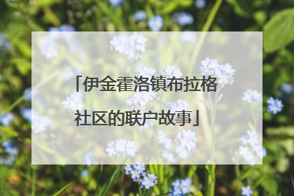 伊金霍洛镇布拉格社区的联户故事